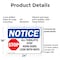 Signmission All Forklifts Stop Honk Horn, 24 in W x Rectangle, Plastic OS-2PACK-NS-P-1824-L-10117 - alternate 8
